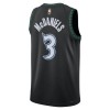 Män Minnesota Timberwolves Tröja Jaden Mcdaniels Nike 2025-26 Classic Edition Svart Swingman
